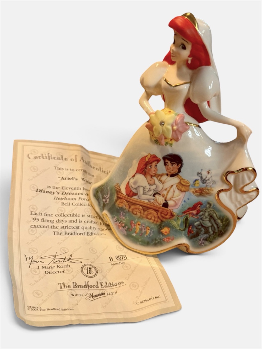 Bradford Editions Disney The Little Mermaid Ariel Figurine 2004